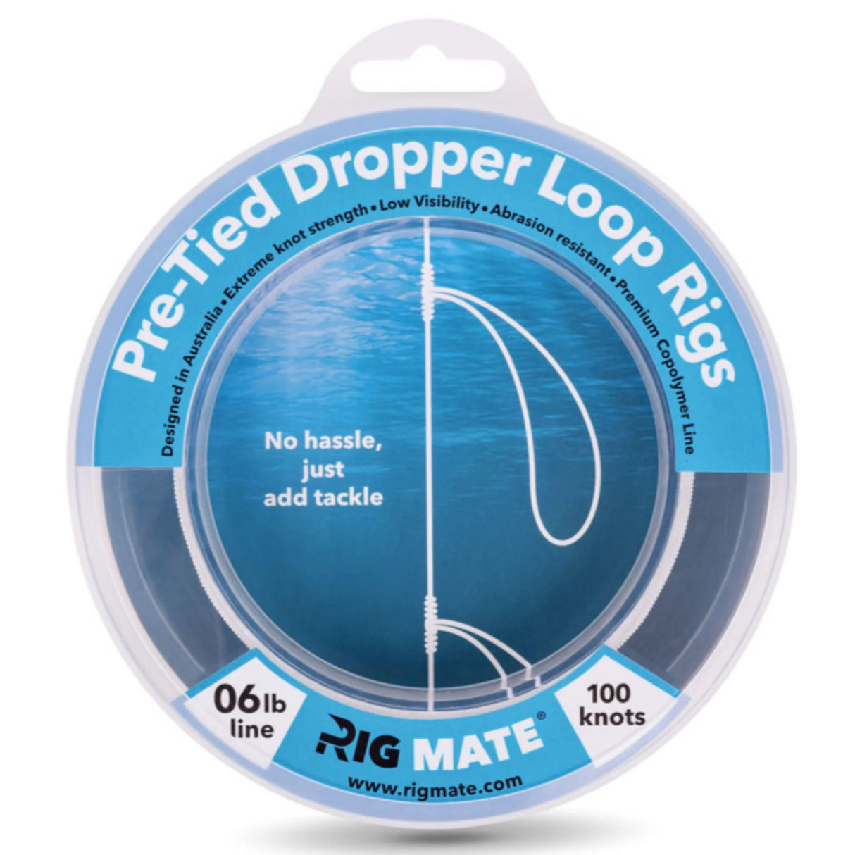 Rig Mate Pre-tied Dropper Loop Paternoster Rigs 6lb 100 knots