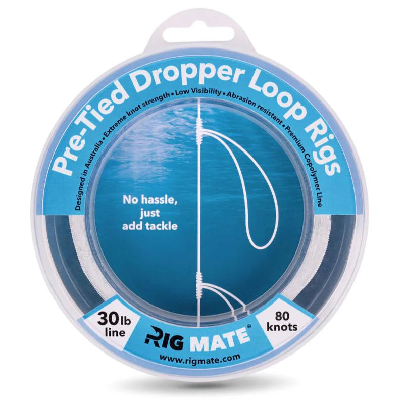 Rig Mate Pre-tied Dropper Loop Paternoster Rigs 30lb 80 knots