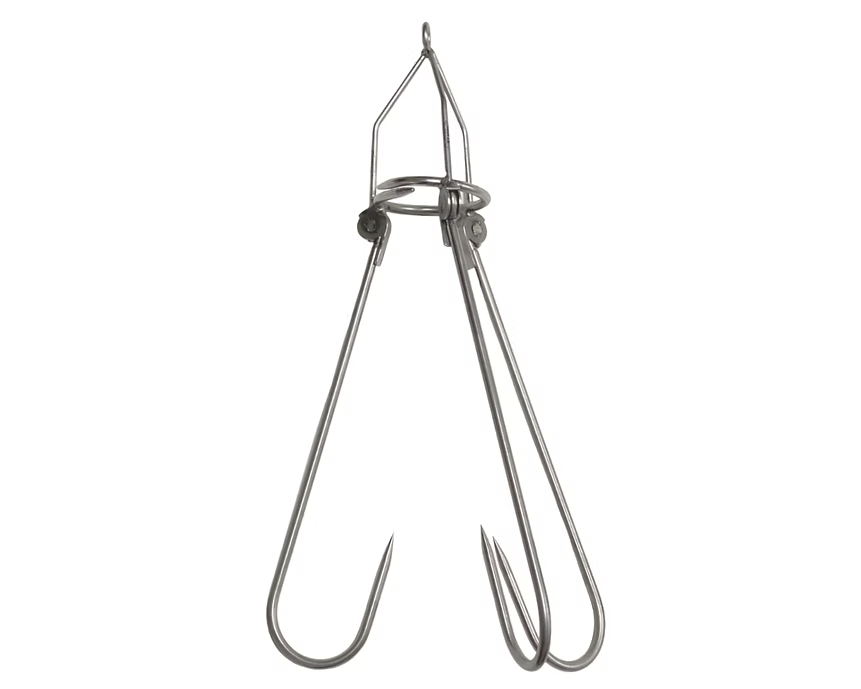 Hook'em Fishing Cliff Gaff 6mm Hook | 3 Hook Ring - Standard - Stainless Steel