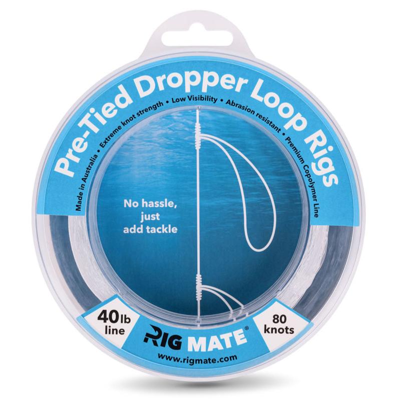 Rig Mate Pre-tied Dropper Loop Paternoster Rigs 40lb 80 knots