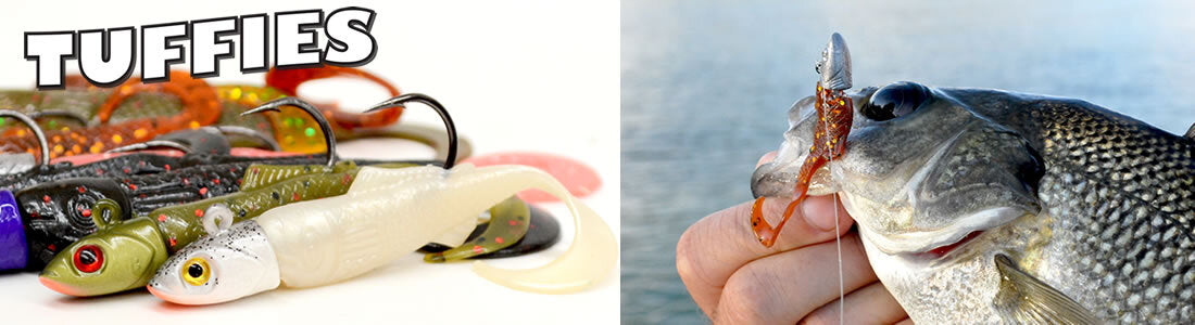 Austackle Ringtail Minnow Soft Plastic Tuffies - 6pc 95mm