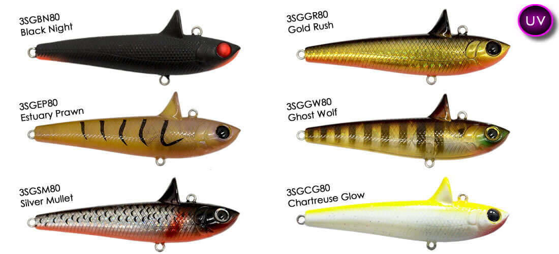 Austackle Sugar Glider 80 Vibe Lures