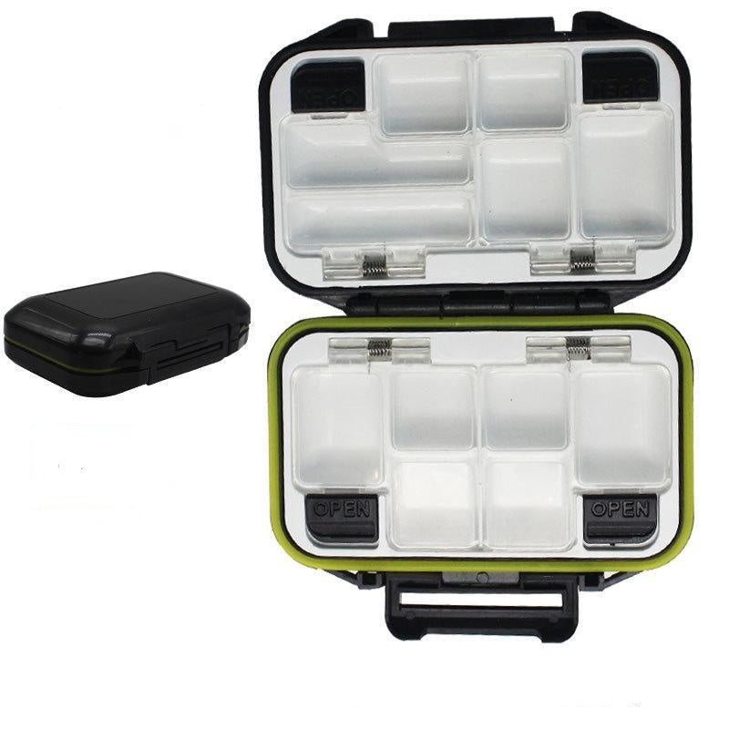 Tackle Box - Pocket Sized Waterproof 12pc Compartment Storage Container
