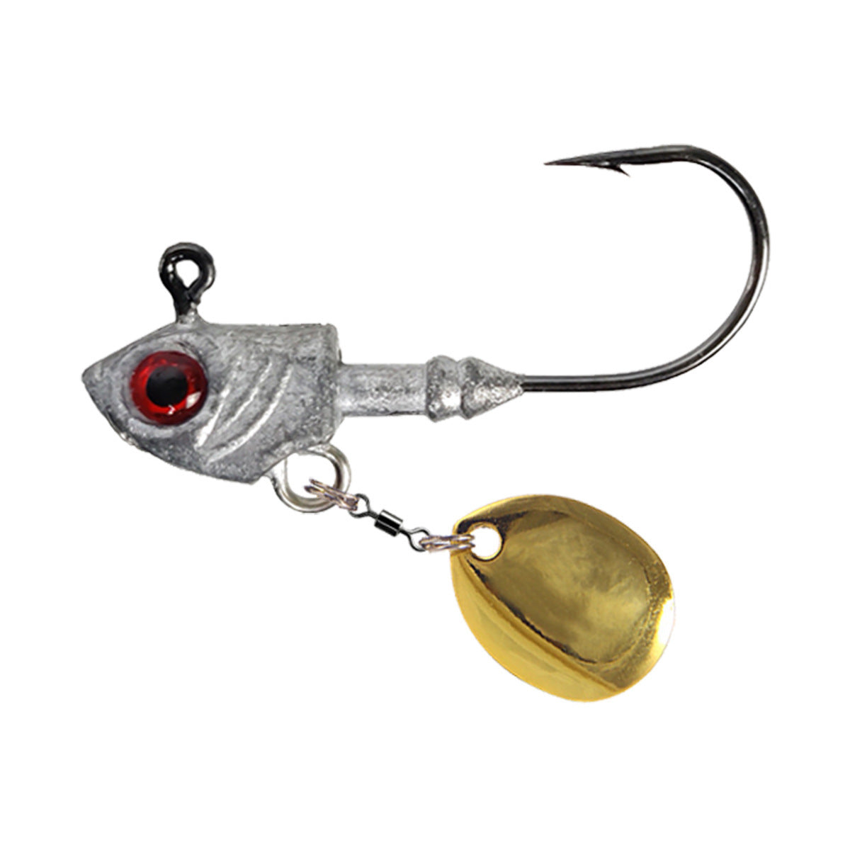 Fish Head Spinner Spoon 3 Pack 40mm 5g