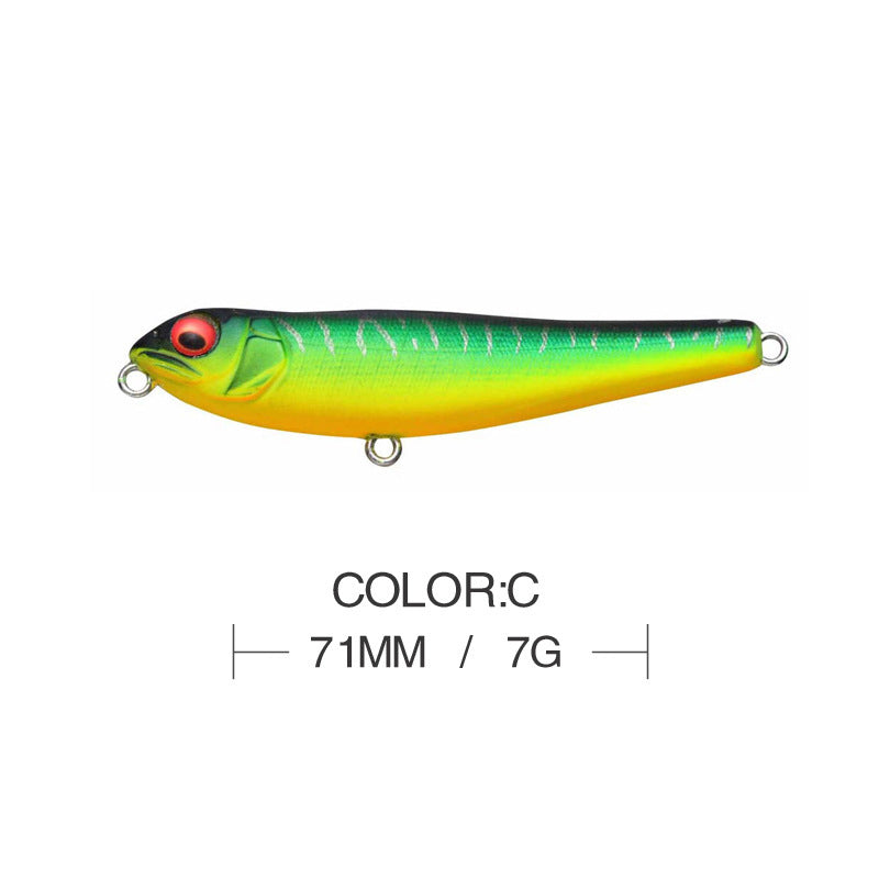 Topwater Runner Surface Lure 71mm 7g