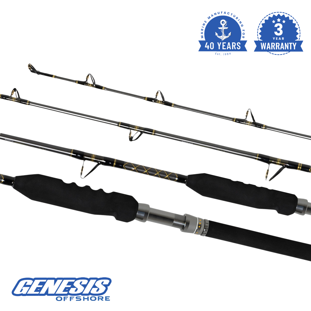GENESIS IGFA 8kg Class I Spiral Wrap - Carbon Kevlar Offshore Rod