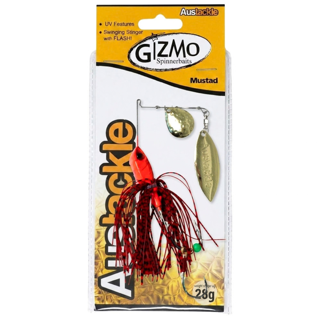 Austackle GIZMO Spinnerbait Pack – 28g Big Fish Edition (8-Piece Pack)