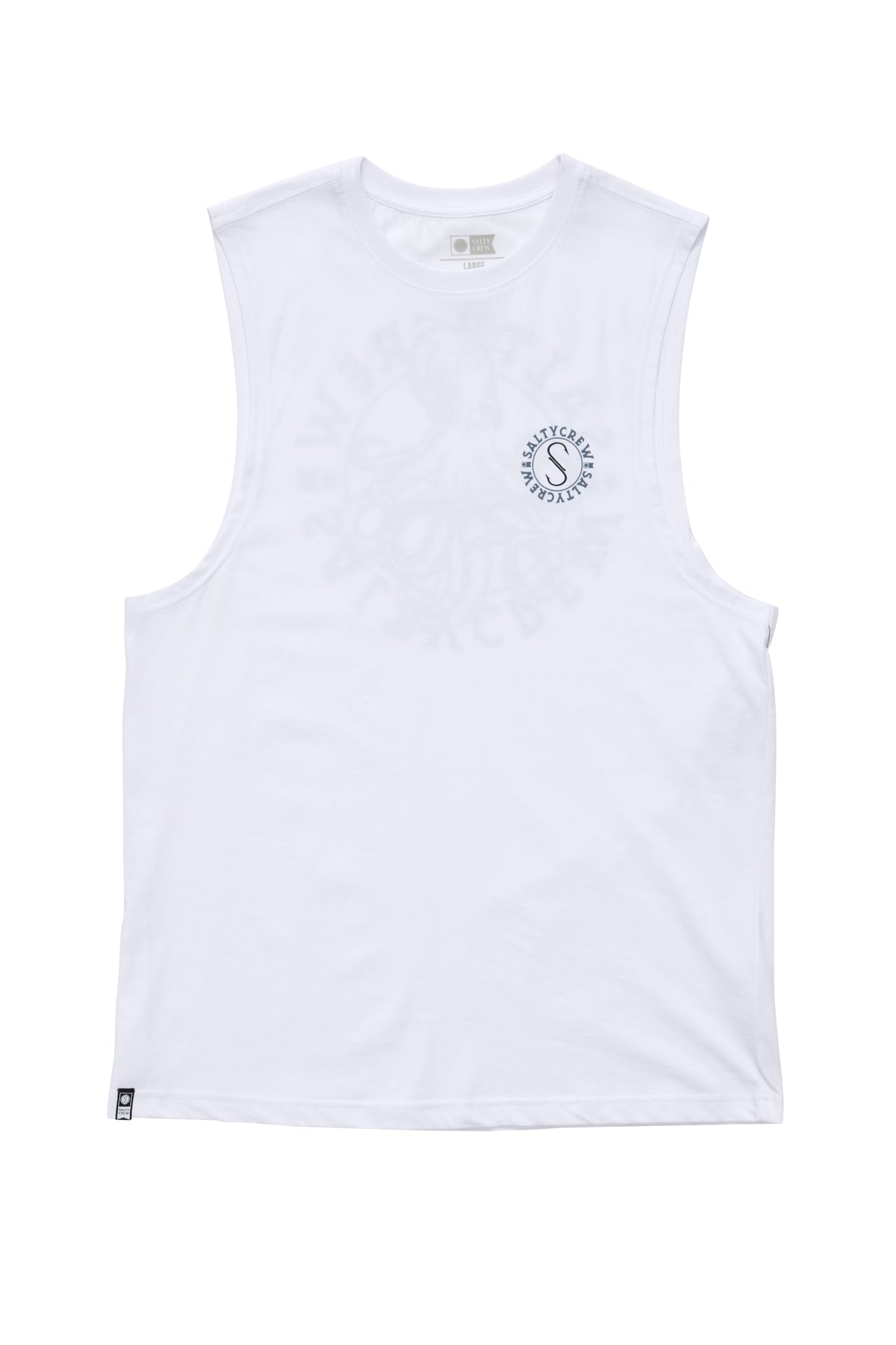 Salty Crew - TENTACLES MUSCLE TANK - White