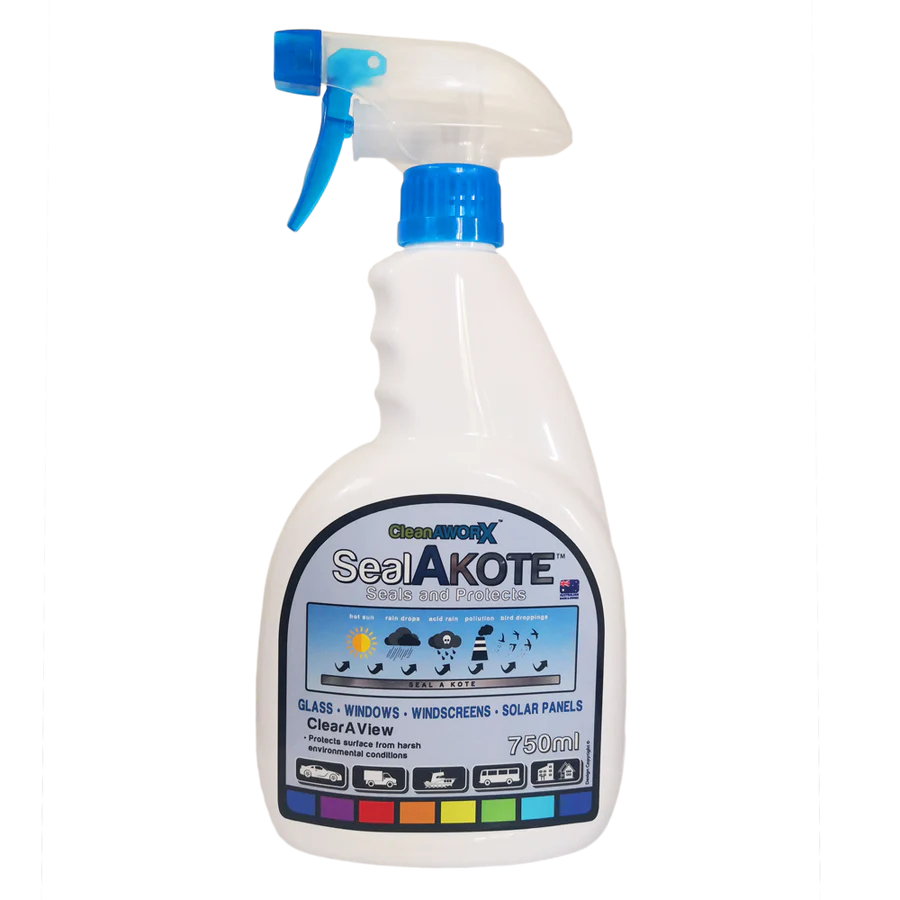 CleanAWORX SEALAKOTE Glass Windscreen Sealer Clearview 750ml