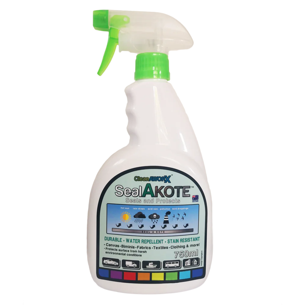 CleanAWORX SEALAKOTE Water Repellent Fabric Textiles Sealer and Protector 750ML