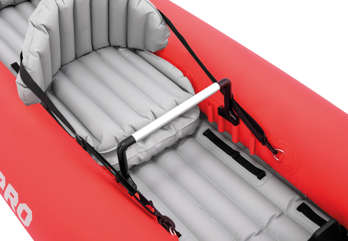 Intex Excursion Pro K2 Inflatable Kayak: 3.83m × 0.91m × 0.45m, 2-Person High-Performance Kayak with Adjustable Seats, Aluminium Oars & High-Output Pump, Lakes, Rivers & Coastal Waters