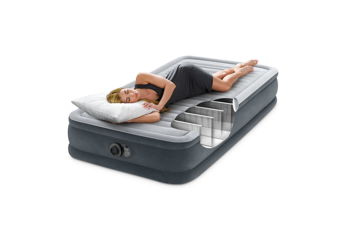 Intex Single (Twin) Deluxe Airbed 33cm 67766