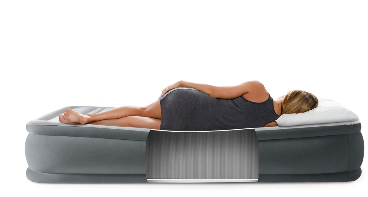 Intex Single (Twin) Deluxe Airbed 33cm 67766