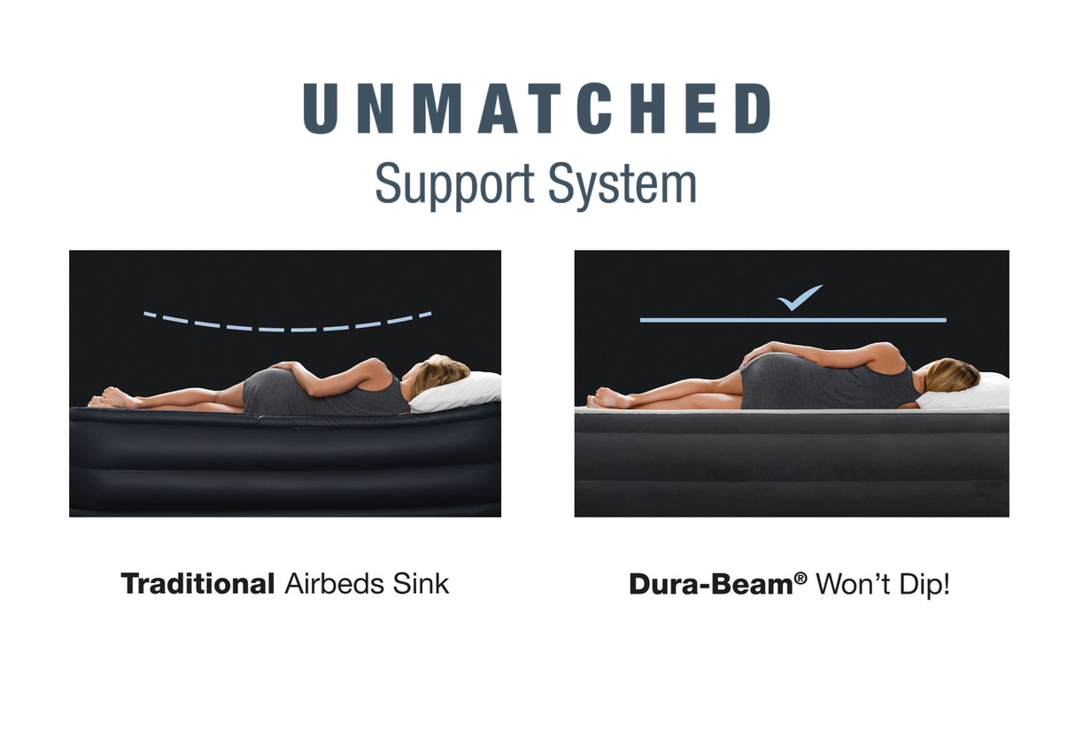 Intex Single (Twin) Deluxe Airbed 33cm 67766