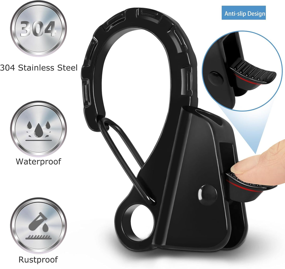 Stainless Steel Quick Release Boat Fender Clips