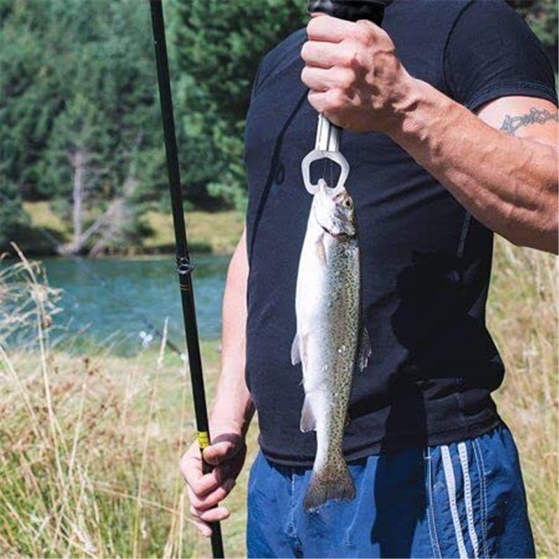Fish Lip Gripper Mini Grabber Grip Tool | Stainless Steel Fish Holder