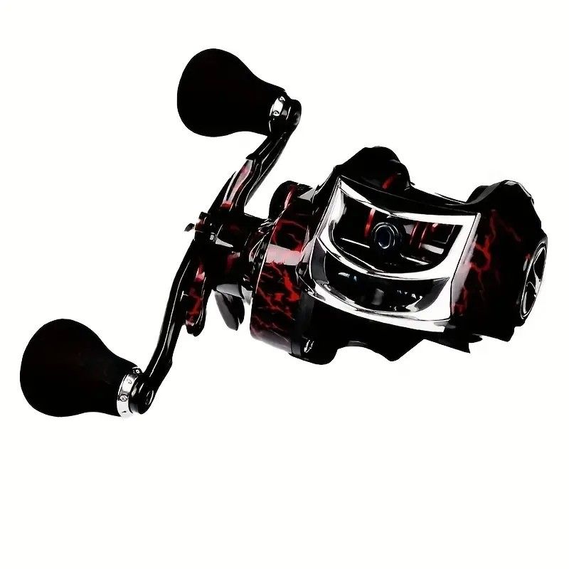 High Speed 18+ Baitcasting Reel Angler's Choice | Smooth Black Finish (DW121R right hand)