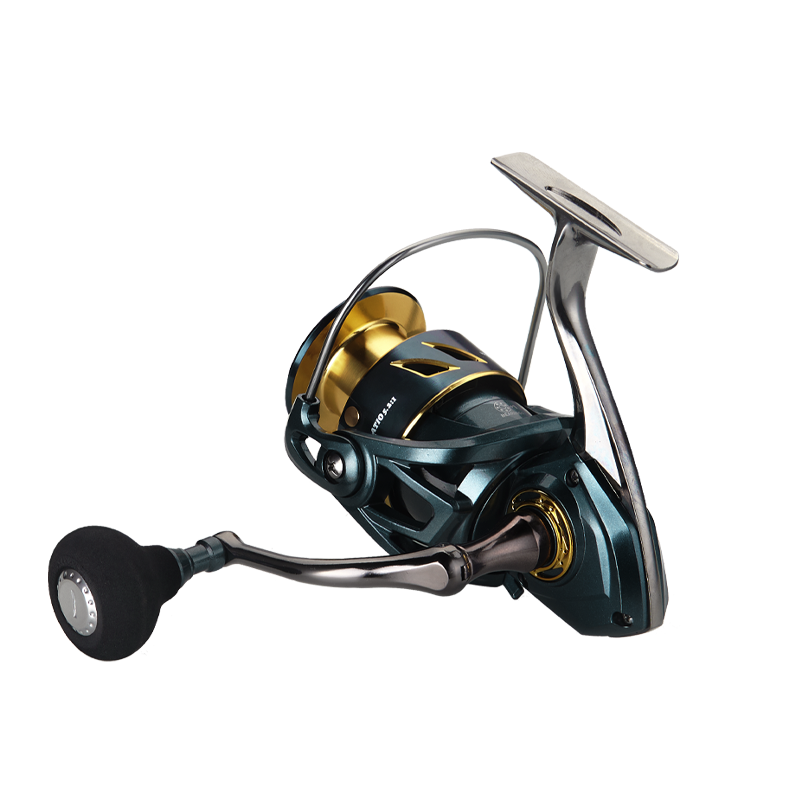 DEUKIO All-Purpose Spinning Reel, 15kg Max Drag + CNC Metal Handle, Zero-Gap Waterproof Design, Ultra-Stable for Landing Big Fish(SA3000)