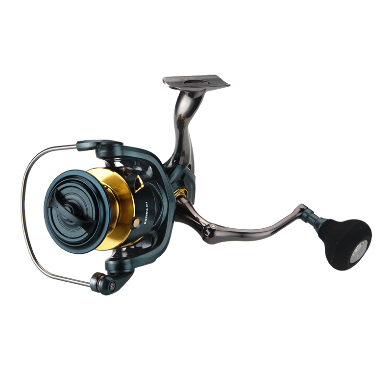 DEUKIO All-Purpose Spinning Reel, 15kg Max Drag + CNC Metal Handle, Zero-Gap Waterproof Design, Ultra-Stable for Landing Big Fish(SA3000)