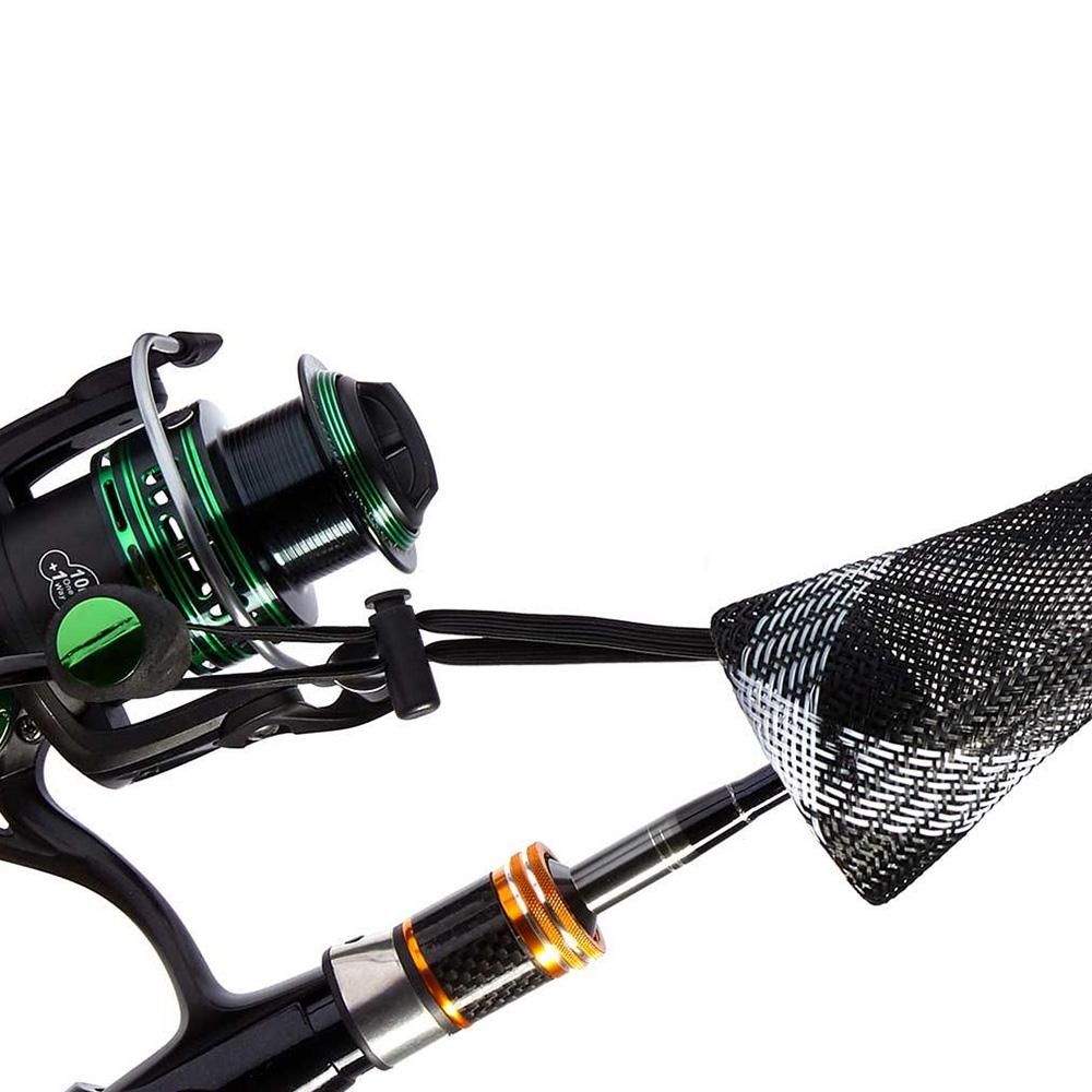 2Pcs Rod Sock Fishing Rod Sleeve Protector | White
