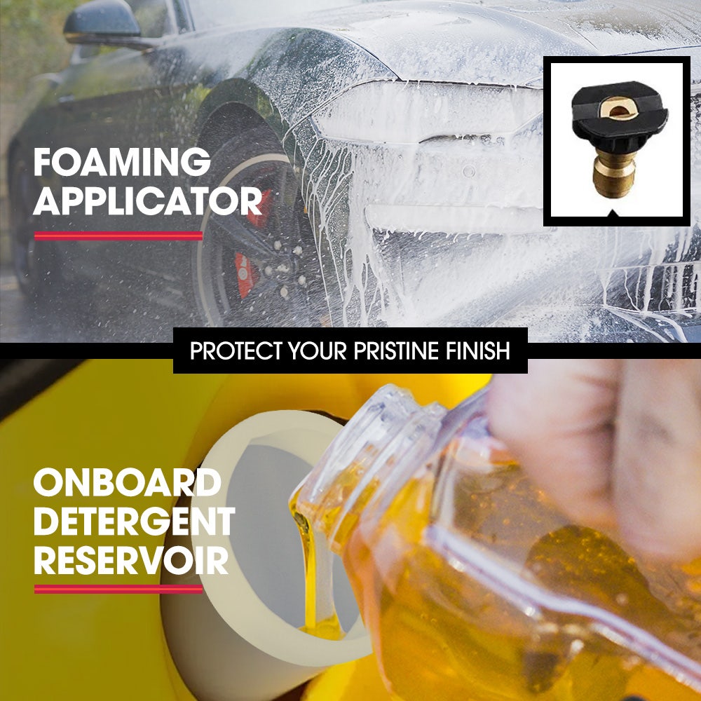 Jet-USA RX550 Electric High Pressure Washer 3500PSI Ultimate Pack, 5 Nozzles, Spin & Wheel Brush, Deck Cleaner, Turbo Head, Angled Lance, 30M Hose Reach