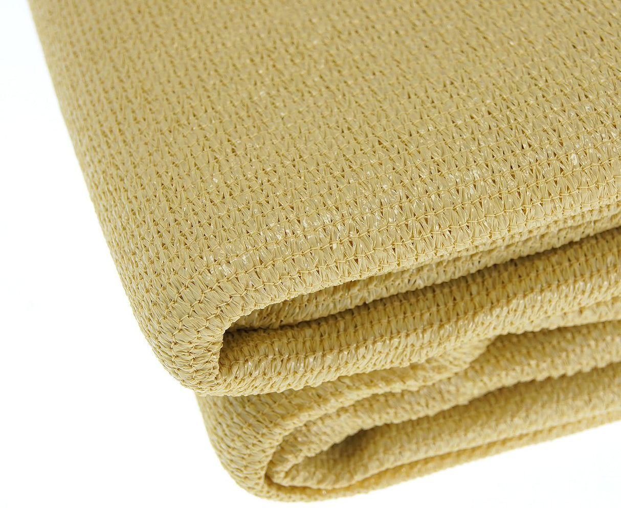 Wallaroo Triangular Shade sail: 8m x 8m x 8m - Sand