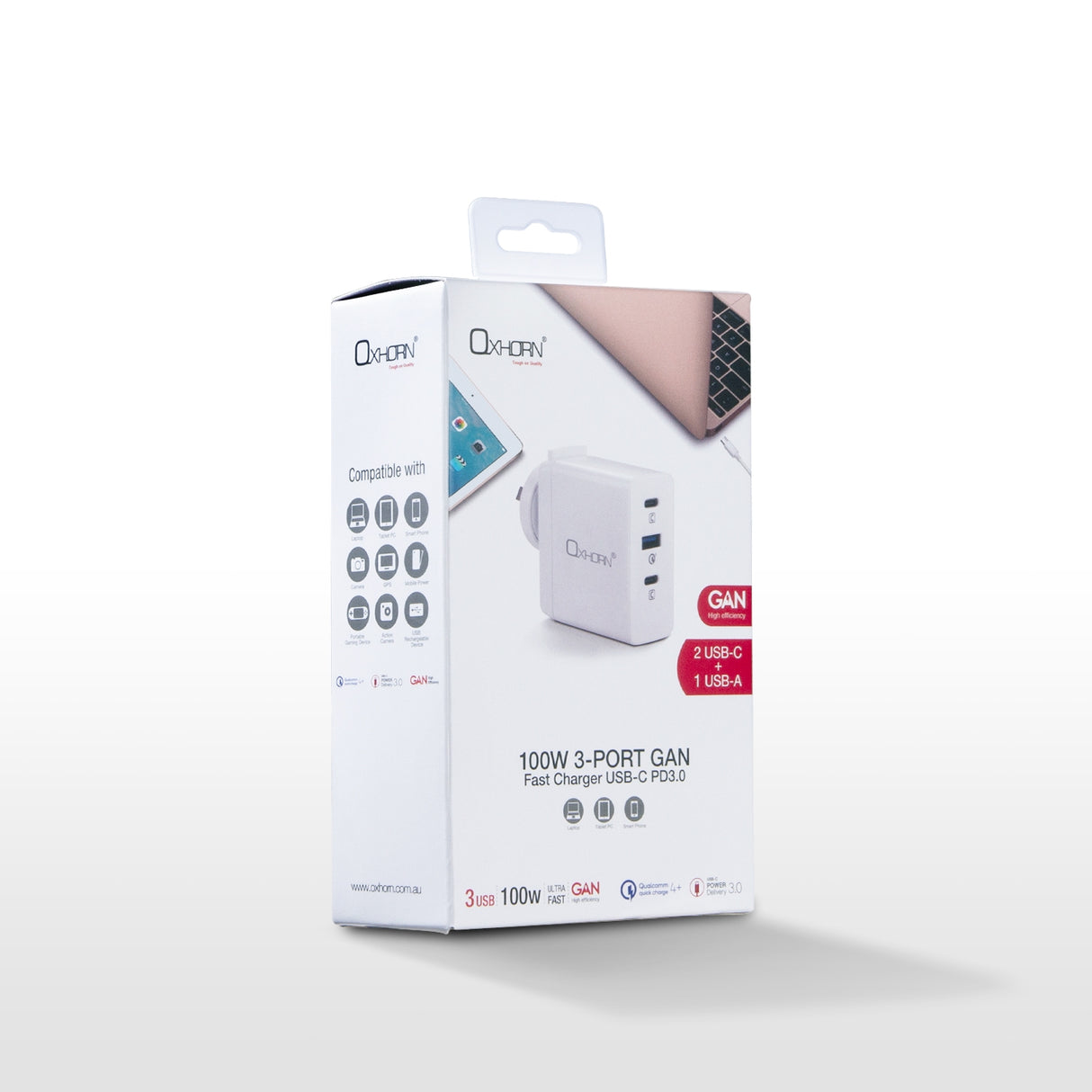 Oxhorn Type C GaN Charger 100w