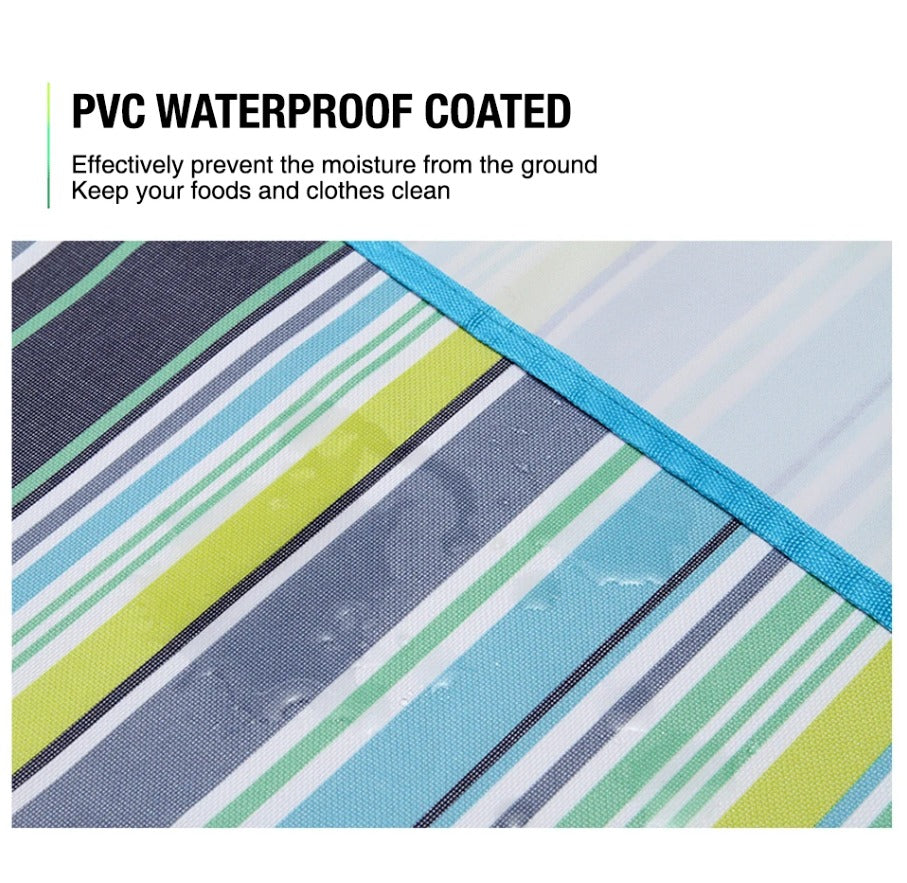 Large Waterproof Thickened Moisture-Proof Outdoor Camping Picnic Mat (Yellow)