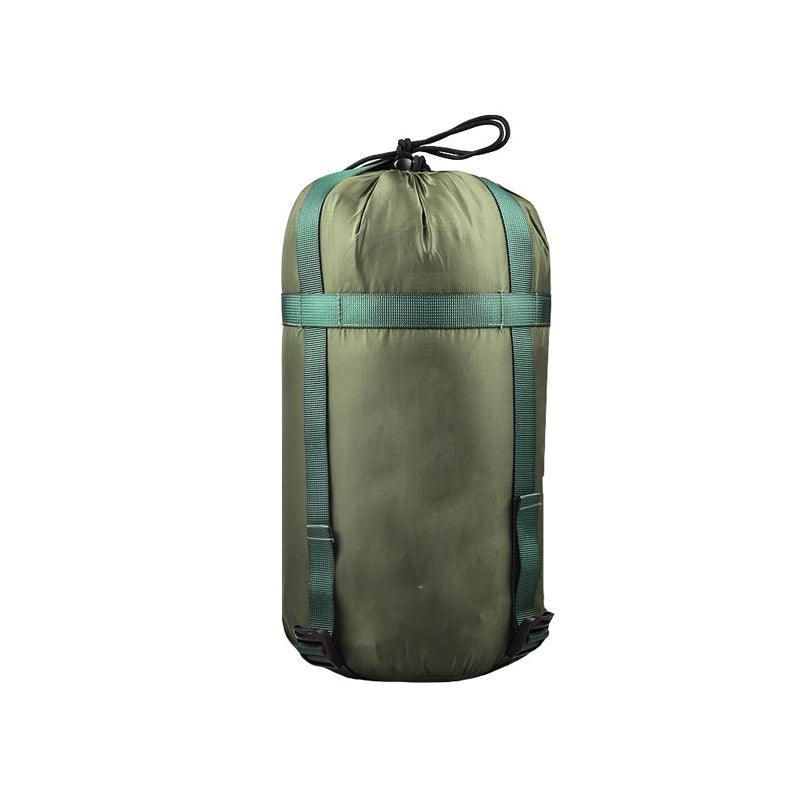 Camping Sleeping Bag Compression Sack Waterproof Outdoor Storage Bag - Army Green