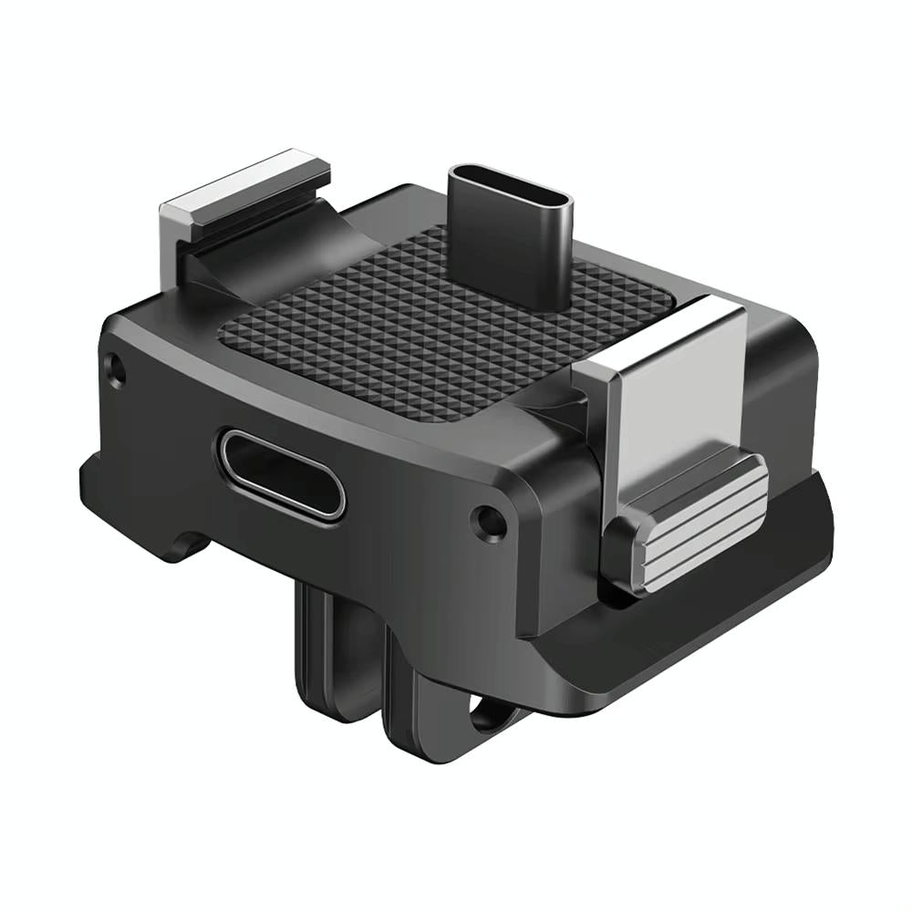 Quick Release Mount Adapter For Dji Osmo Pocket 3 Camera 1 / 4 Inch Hole - With Tripod