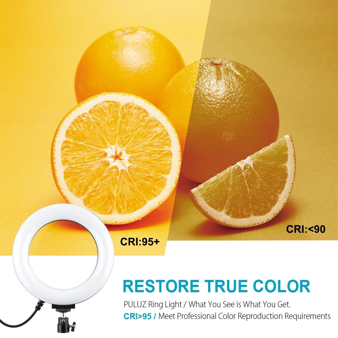 Live Broadcast Dual Phone Bracket with 1.1m Tripod & 6.2 Inch Led Ring Light Kit