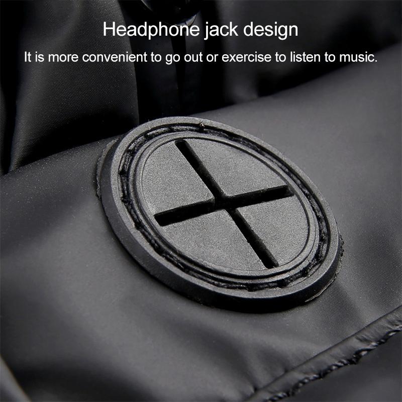 Multi Function Outdoor Sport Waist Bag Crossbody For Mobile Phones - Black