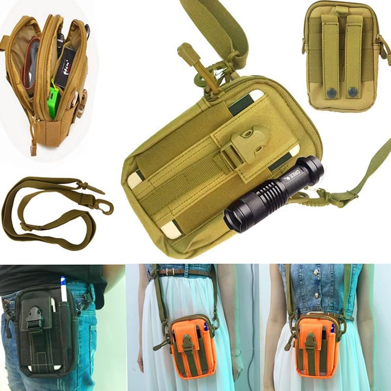 Versatile Outdoor Bag With Shoulder Strap - Black
