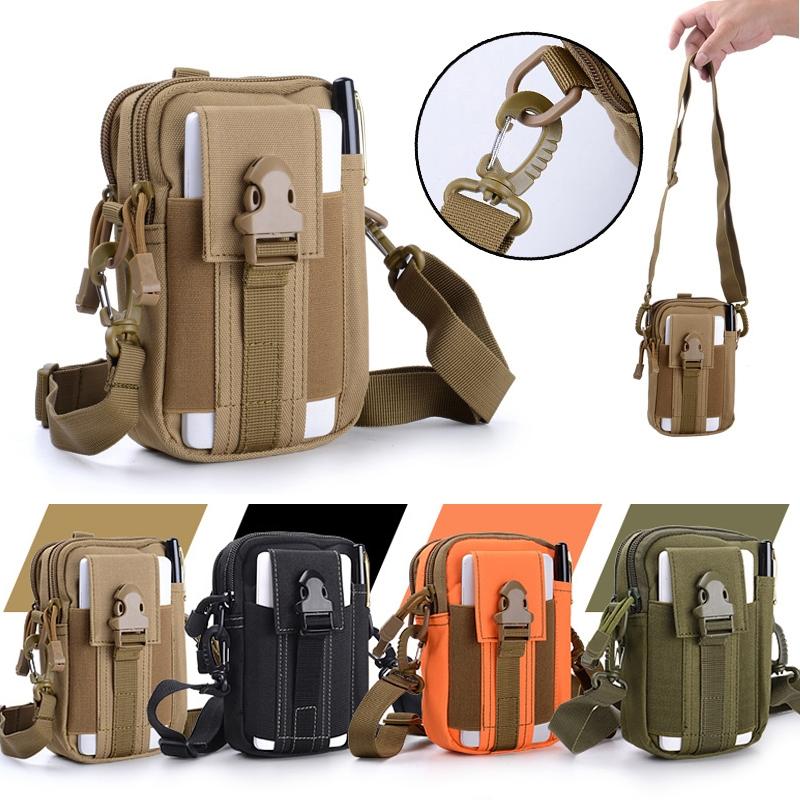 Versatile Outdoor Bag With Shoulder Strap - Black