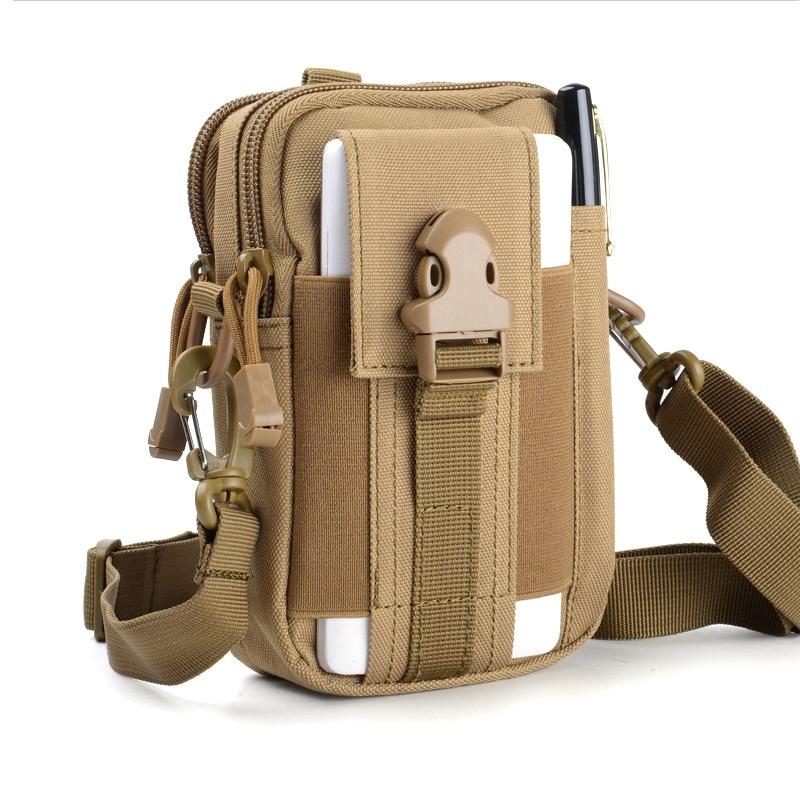 Versatile Outdoor Bag With Shoulder Strap - Black