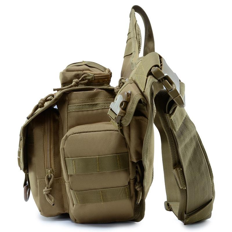 Waterproof One Shoulder Camera Bag - Brown