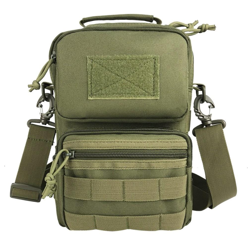 Waterproof Mountaineering Shoulder Bag Durable Outdoor Gear For Hiking And Camping - Armygreen