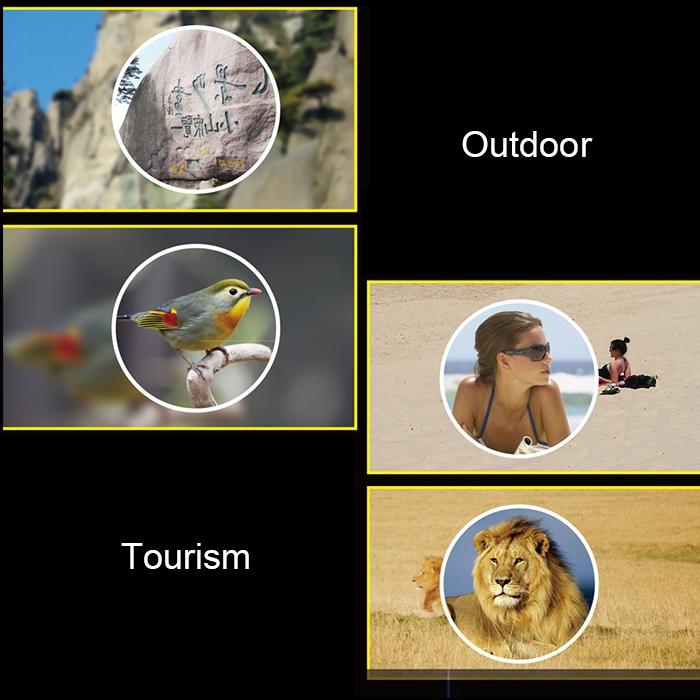 High Definition Monocular Telescope - 40X60 12X Pocket Focusing - Black