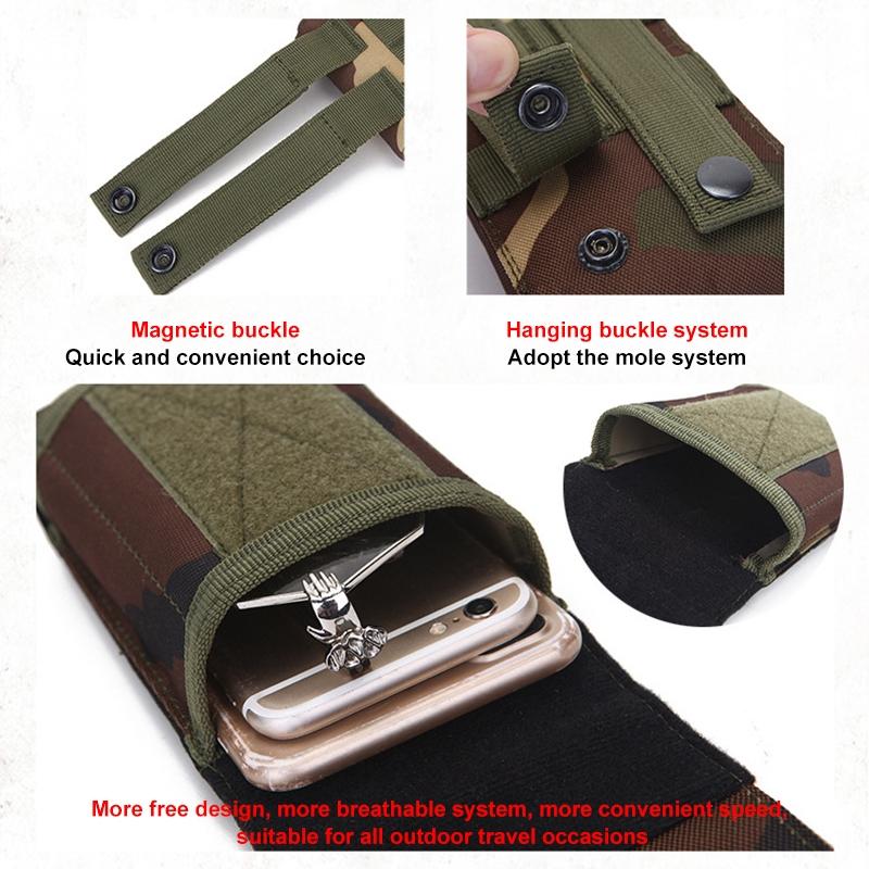 Water Resistant Outdoor Cell Phone Case 17Cm X 8.3Cm X 3.5Cm Stylish & Durable - Coyote Tan