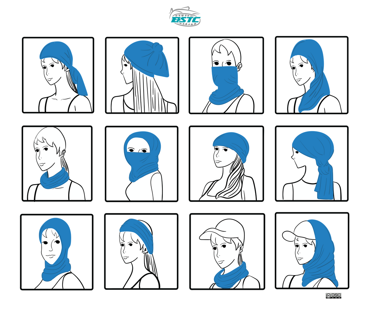 BSTC Head Socks, Deep Green