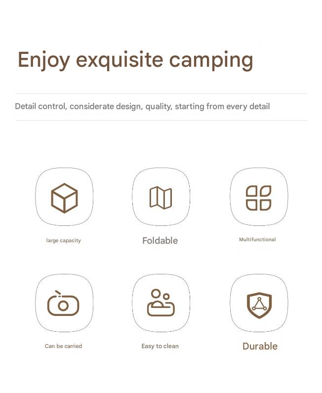 Foldable Picnic Basket with Tray - 16.5L Capacity, White Gray, Perfect for Camping and Outdoor Gatherings