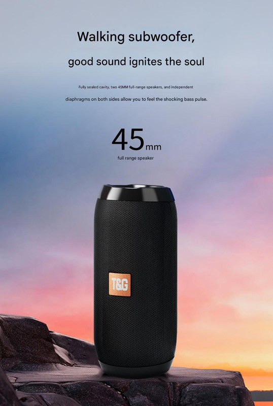 Camouflage color Portable Bluetooth Speaker - HiFi 360 Degree Audio Wireless Mini Speaker, Support Hands-free Calling