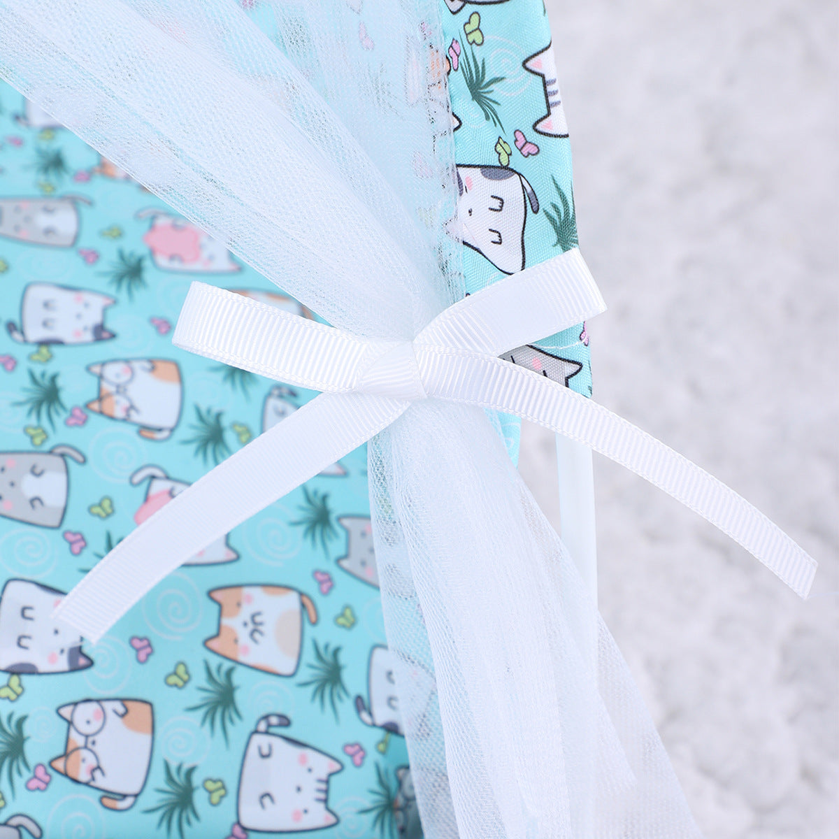 S 35*35CM 5 Catties Within Camping Companion Pet Tent - Portable Foldable Breathable Outdoor Cat House Shelter