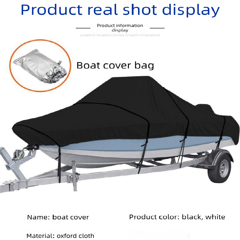 Black Heavy Duty Waterproof V-Hull Boat Cover 11-13FT Marine Grade Outdoor UV Protection for Australian Storage and Mooring