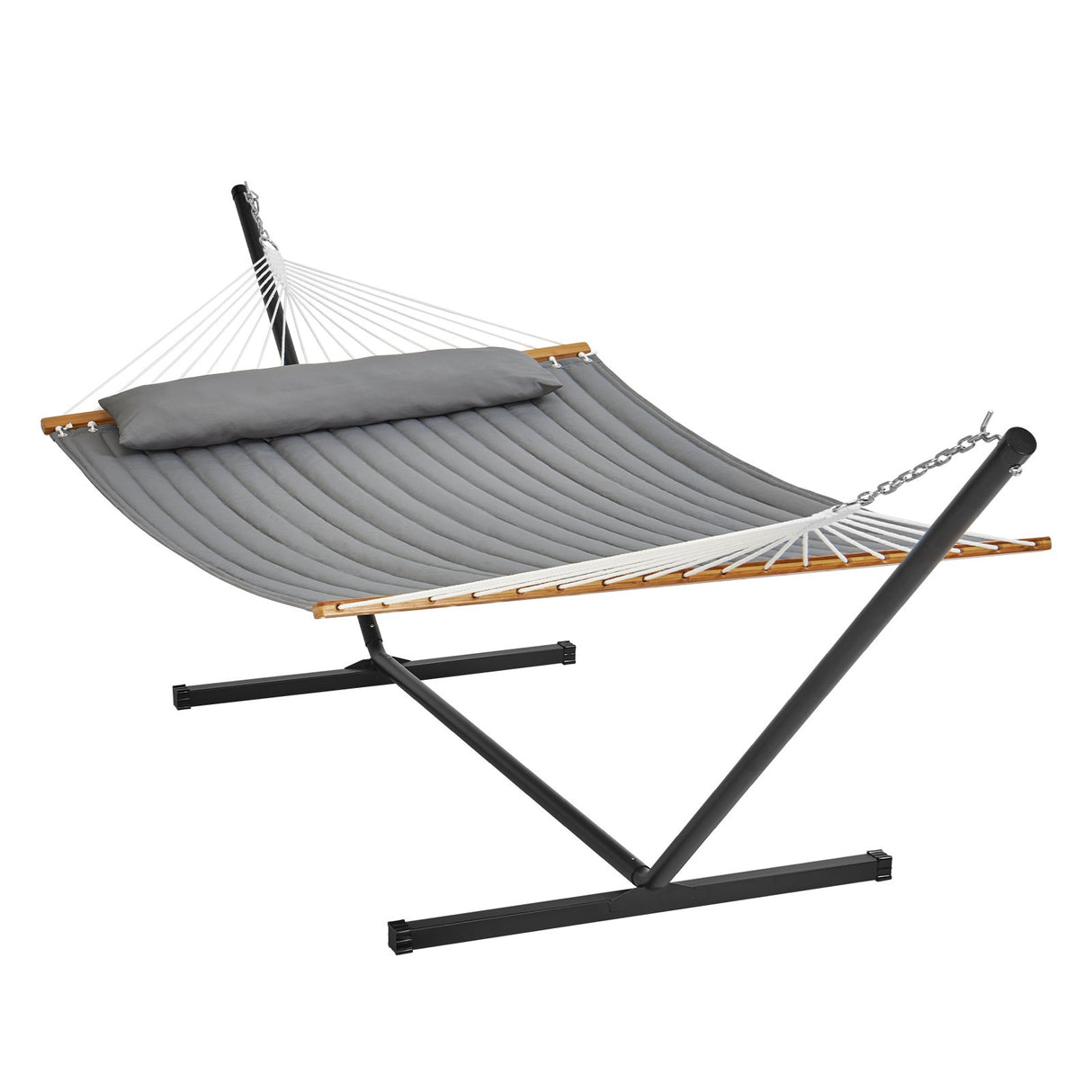 Double Quilted Fabric Hammock | Two Person | Stand included