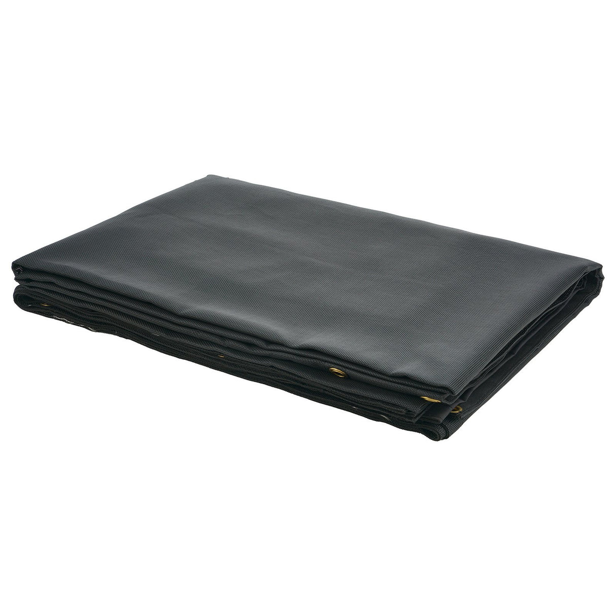 VEVOR Dump Truck Mesh Tarp, 5 x 14 ft, PVC Coated Black Heavy Duty Cover with 5.5" 18oz Double Pocket, Brass Grommets, Reinforced Double Needle Stitch Webbing Fits Manual or Electric Dump Truck System