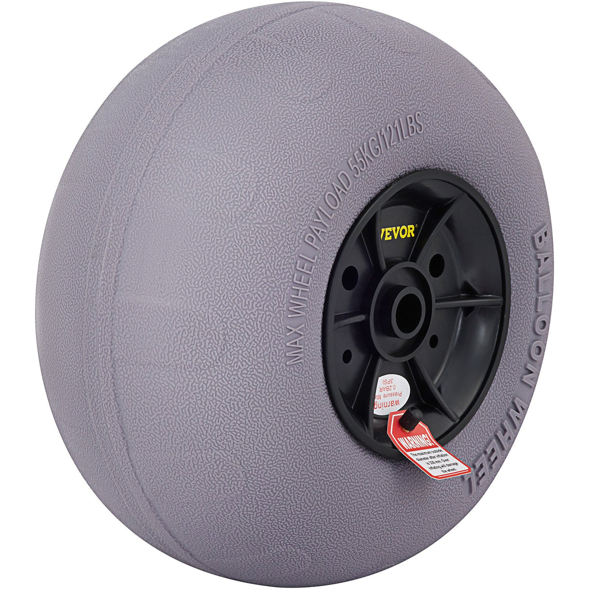 VEVOR Balloon Beach Wheels Replacement Beach Tires 13" TPU 121 LBS Load Capacity