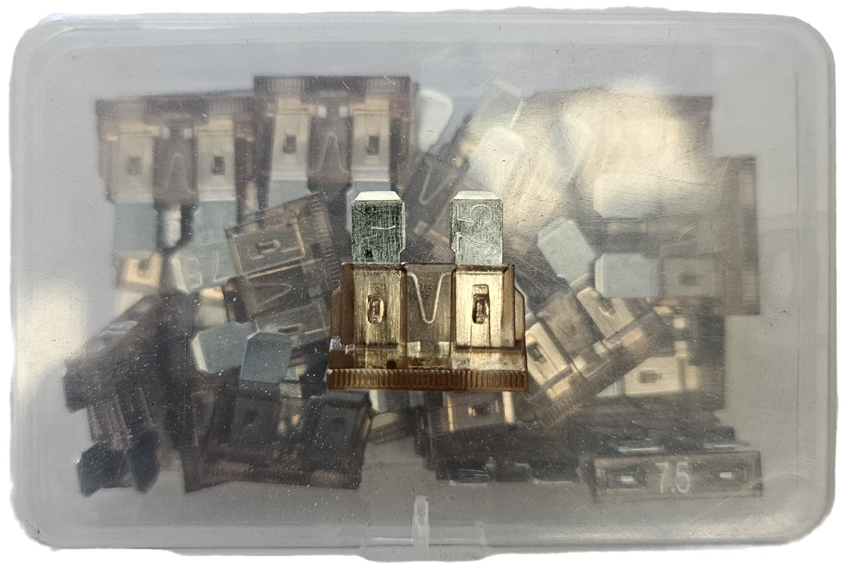 7.5 Led Indicator Blade Fuse Brown - 30 Pack