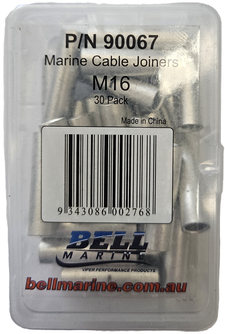 Cable Joiners M16 Tinned Copper - 30 Pack