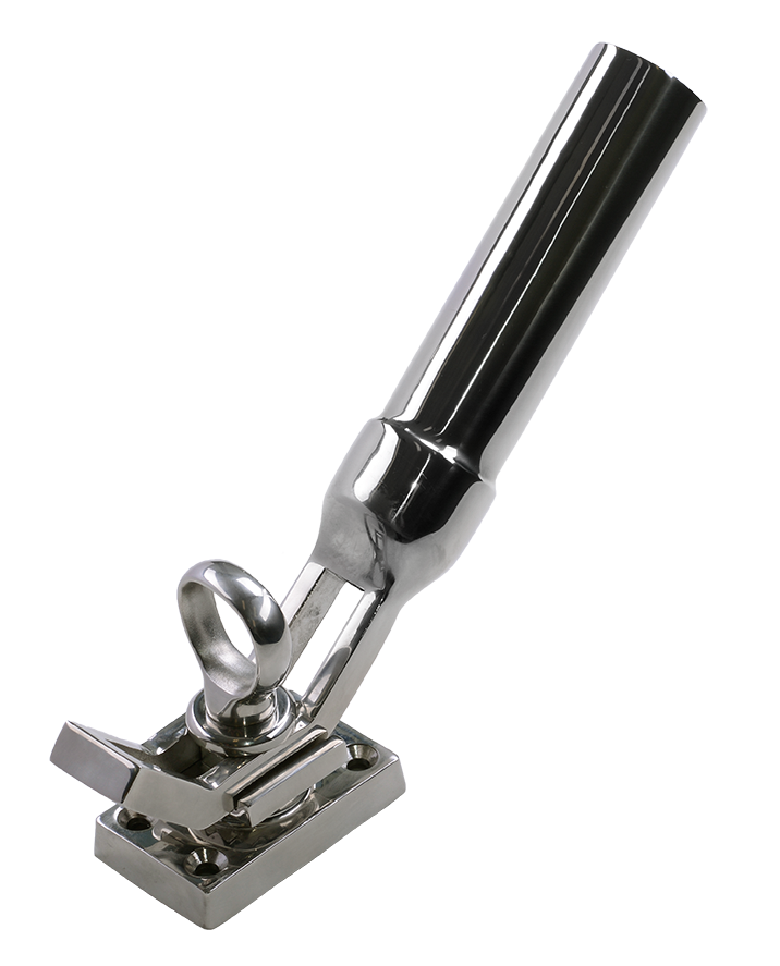 Tri-Position Top Shot / Outrigger Bases Deck Mount Suits 38mm Poles